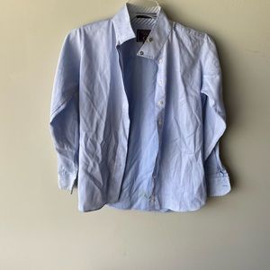 Blue horse riding shirt